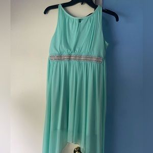Mint green girls spring/summer dress